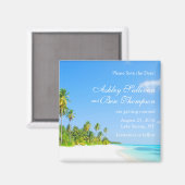 Coast Line Save the Date-Magnet Magnet (Vorderseite/Rückseite)