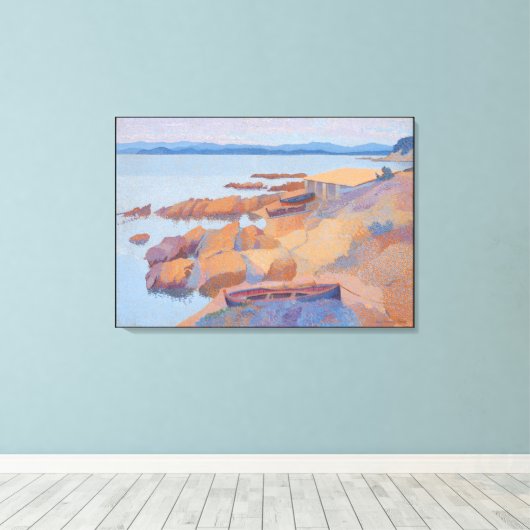 "Coast near Antibes" von Henri Edmond Cross Leinwanddruck (Insitu (Holzboden))