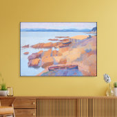 "Coast near Antibes" von Henri Edmond Cross Leinwanddruck (Insitu (Wohnzimmer))