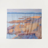 "Coast near Antibes" von Henri Edmond Cross Wandteppich (Vorderseite (Horizontal))