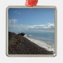 Coast of Calabria Silbernes Ornament