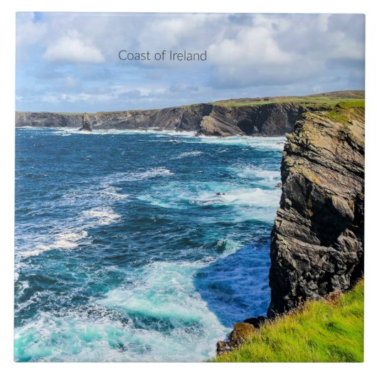 Coast of Ireland, photograph, Fliese (Vorderseite)