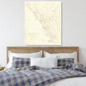 Coast Range Middle California Leinwanddruck (Insitu (Schlafzimmer))