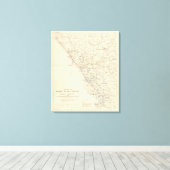 Coast Range Middle California Leinwanddruck (Insitu (Holzboden))