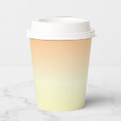 Coast Yellow Meerjungfrau Cowgirl Summer Party Pappbecher (Rückseite)