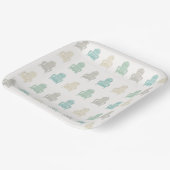 Coastal Adirondack Chairs Lake House Beach House Pappteller (Gewinkelt)