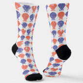 Coastal Americana Seashells Socken (Gewinkelt)