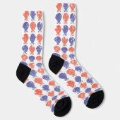 Coastal Americana Seashells Socken (Rechts)