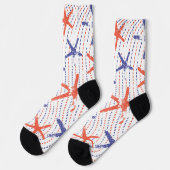 Coastal Americana Starfish Socken (Linkes Detail)