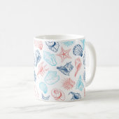Coastal Aquarellkaffee Tasse (VorderseiteRechts)