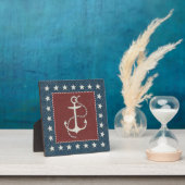 Coastal Art | Anchor on Red Fotoplatte (InSitu)