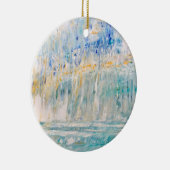 Coastal Art Ceramic Ornament (Rechts)