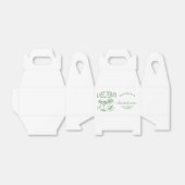 Coastal Bachelorette Moderner Cocktail Party Grün Geschenkschachtel (Ungefaltet)