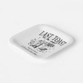 Coastal Bachelorette Modernes Cocktail Party Schwa Pappteller (Gewinkelt)