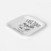 Coastal Bachelorette Modernes Cocktail Party Schwa Pappteller (Gewinkelt)