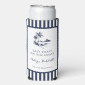 Coastal Bachelorette Party Selters Dosenkühler (Seltzer Vorderseite)