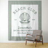 Coastal Bacheloretto Beach Club Wandteppich (Beispiel)