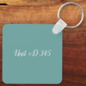 Coastal Beach Abstrakt Ocean Malerei Schlüsselanhänger (Rückseite)