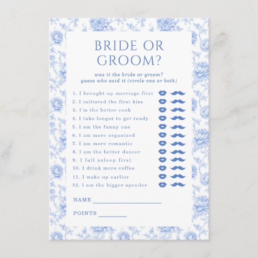 Coastal Beach Bach Blumenbrille oder Game Begleitkarte (Vorderseite)