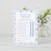 Coastal Beach Bach Blumenbrille oder Game Begleitkarte (Stehend Vorderseite)