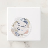 Coastal Beach Blue Seashell Brautparty Geschenkanhänger (Beispiel)