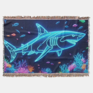 Coastal/Beach bunter Neonhai Decke