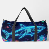 Coastal/Beach bunter Neonhai Duffle Bag (Vorderseite)