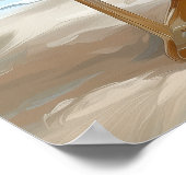 Coastal Beach Chairs Coastal Wall Art | Poster (Ecke)