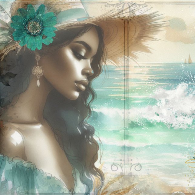 Coastal Beach Decoupage Junk Journal Scrapbook (Coastal Beach Decoupage Junk Journal Scrapbook Paper)