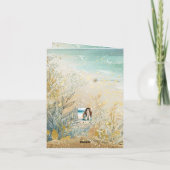 Coastal Beach - denken Sie an Ihre Karte (Rückseite)