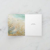Coastal Beach - denken Sie an Ihre Karte (Innenseite)