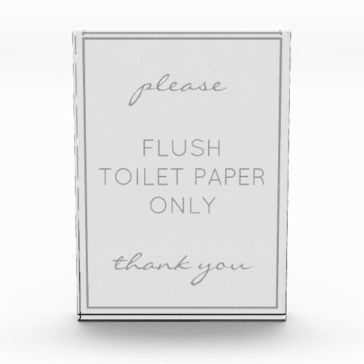 Coastal Beach Gray Bad Septic Block (Vorderseite)