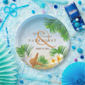 Coastal Beach Hochzeit Pappteller (Party)