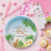 Coastal Beach Hochzeit Pappteller (Party)