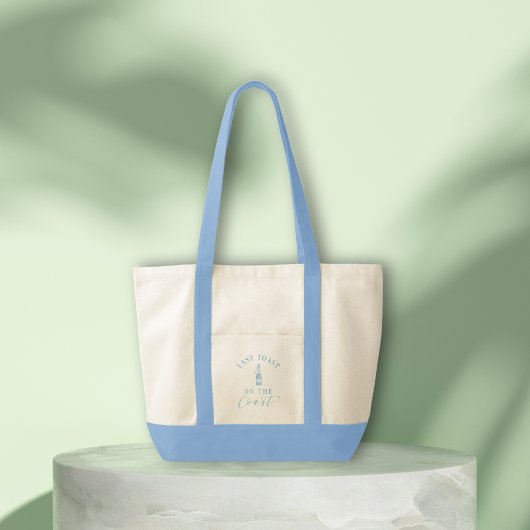 Coastal Beach Modernes Brautparty Canvas Bag Tragetasche