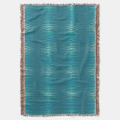 Coastal Beach Salty Türkis Wave Abstract Design Decke (Vorderseite Vertikal)