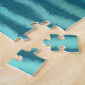 Coastal Beach Salty Türkis Wave Abstract Design Puzzle (Seite)