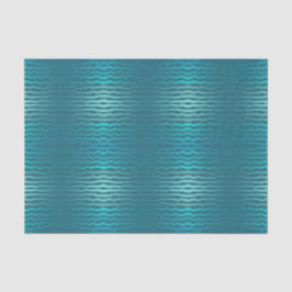 Coastal Beach Salty Türkis Wave Abstract Design Seidenpapier