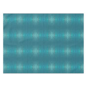 Coastal Beach Salty Türkis Wave Abstract Design Tischdecke (Vorderseite (Horizontal))