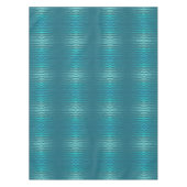 Coastal Beach Salty Türkis Wave Abstract Design Tischdecke (Vorderseite)