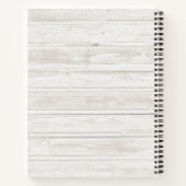 Coastal Beach Scene Baby Showbook Notizblock (Rückseite)