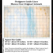 Coastal Beach Scene Background FG7 Decoupage Seidenpapier