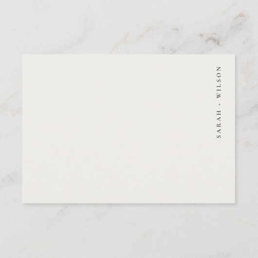 Coastal Beach Sun Seascape Wedding QR Code UAWG Begleitkarte (Rückseite)