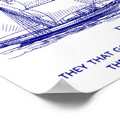 Coastal Bible Verse Poster (Ecke)