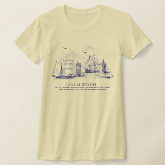 Coastal Bible Verse T-Shirt (Ablage )