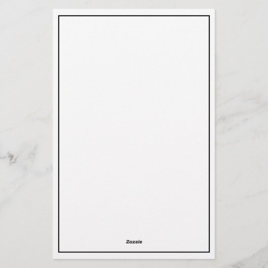 Coastal Black Palmetto Palm Tree Personalized Briefpapier (Rückseite)