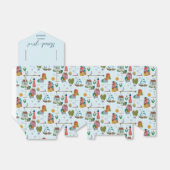 Coastal Blue Baby Dusche Vielen Dank Geschenkschachtel (Ungefaltet)