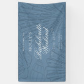 Coastal Blue Bachelorette Welcome Banner (Vertikal)