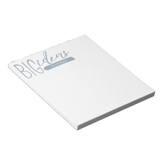 Coastal Blue Big Ideas Notizblock (angewinkelt)