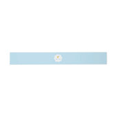 Coastal Blue Lemon Amalfi Wedding Belly Band (Flach)